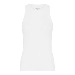 Urban Quest Bamboo Rib Tank top, hvid