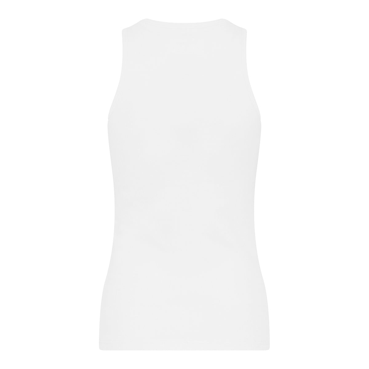 Urban Quest Bamboo Rib Tank top, hvid