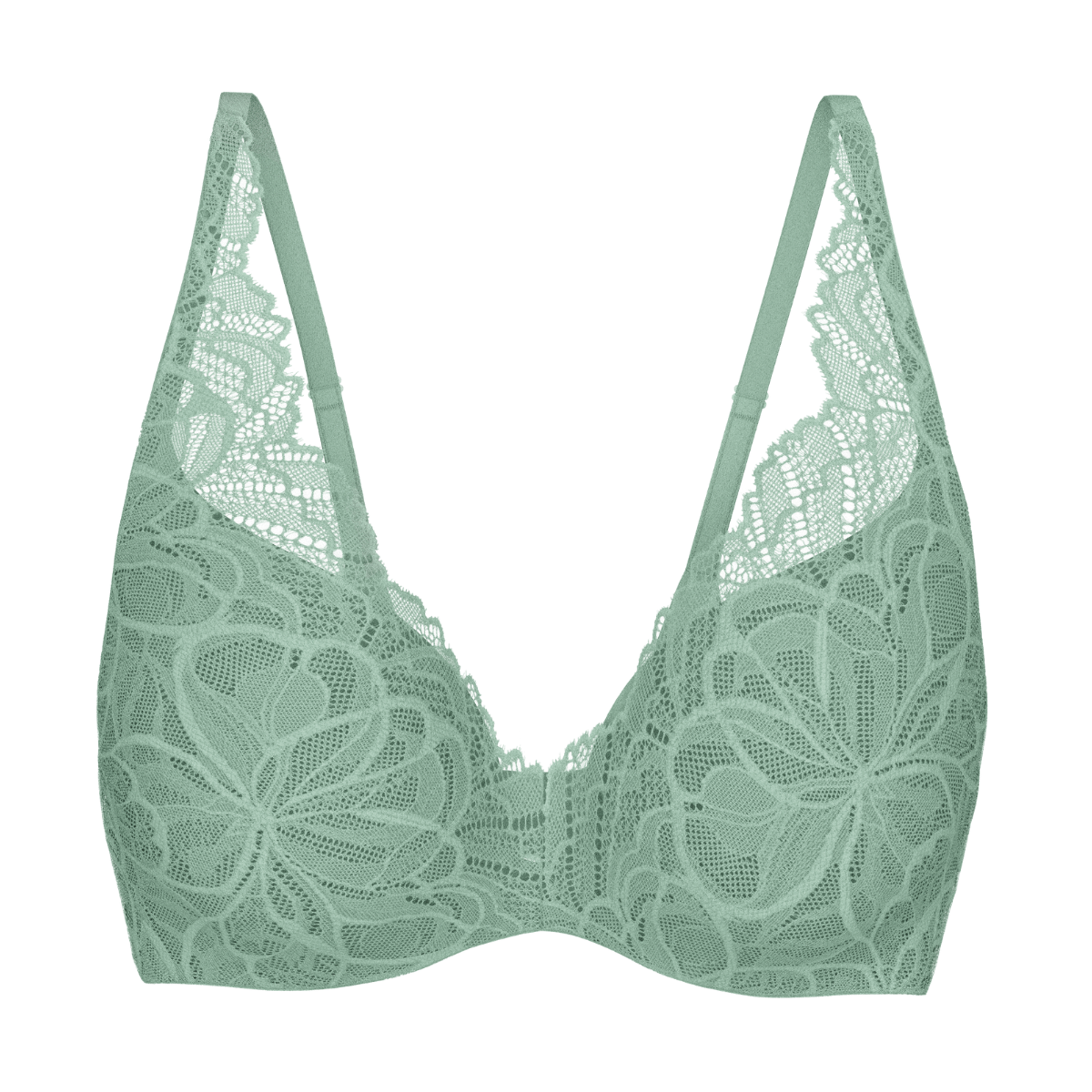 Triumph Body Make-Up Illusion Lace BH med bøjle, mintgrøn