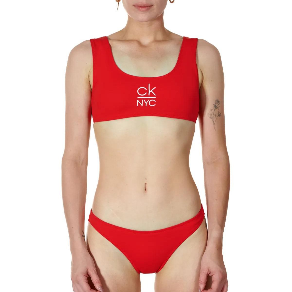 Calvin Klein tai bikinitrusse, rød
