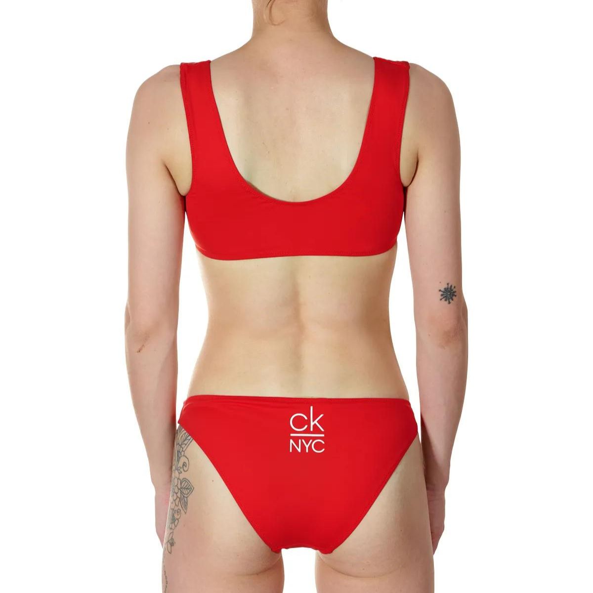 Calvin Klein tai bikinitrusse, rød