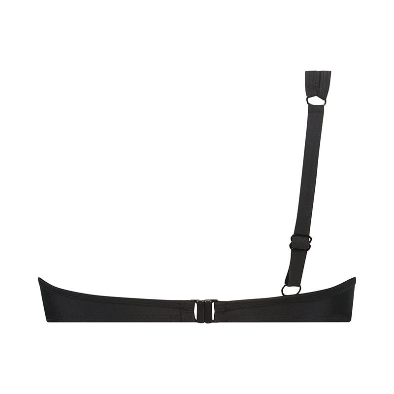 Hunkemöller Belize mesh bikini top, sort