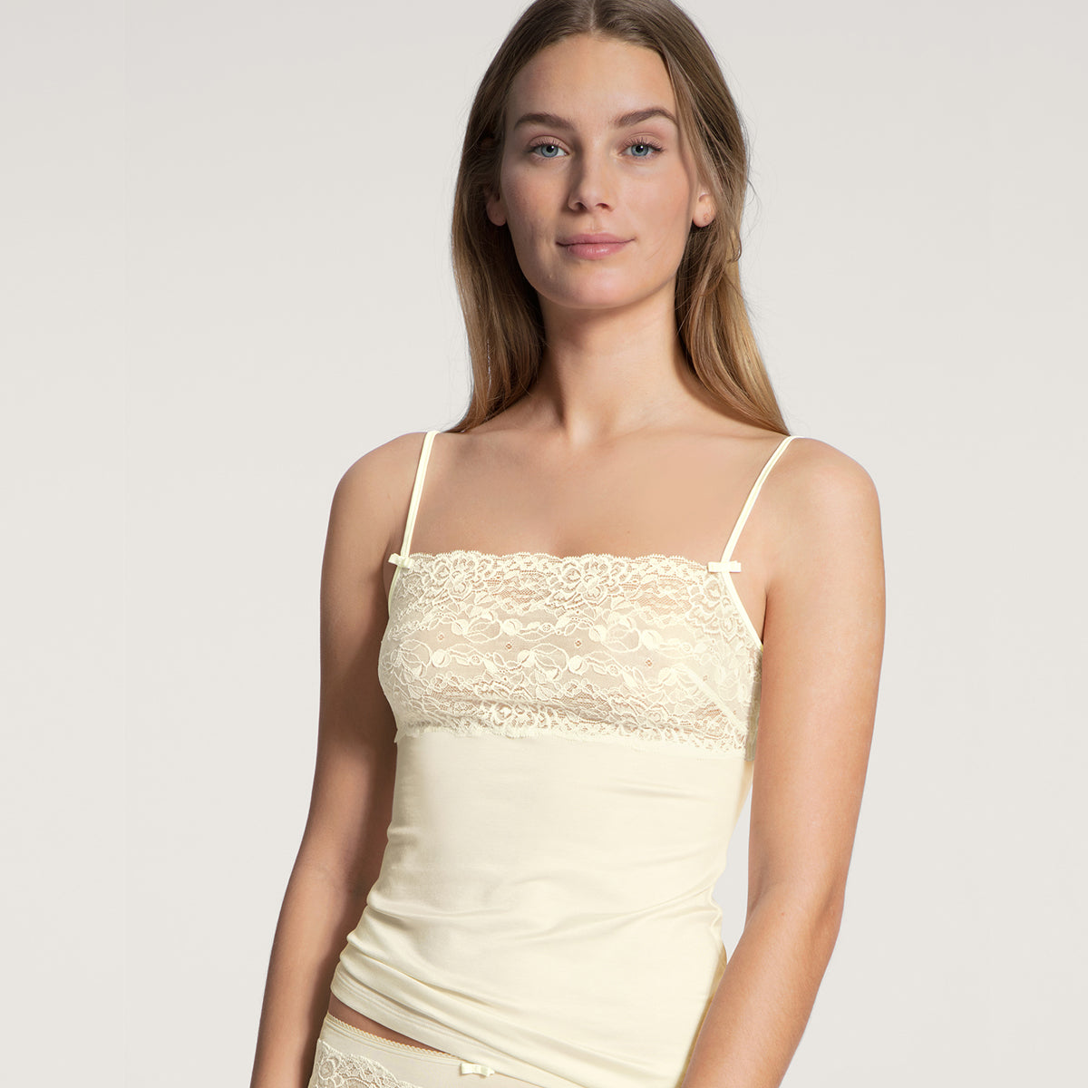 Calida Spaghetti top, creme Rabat