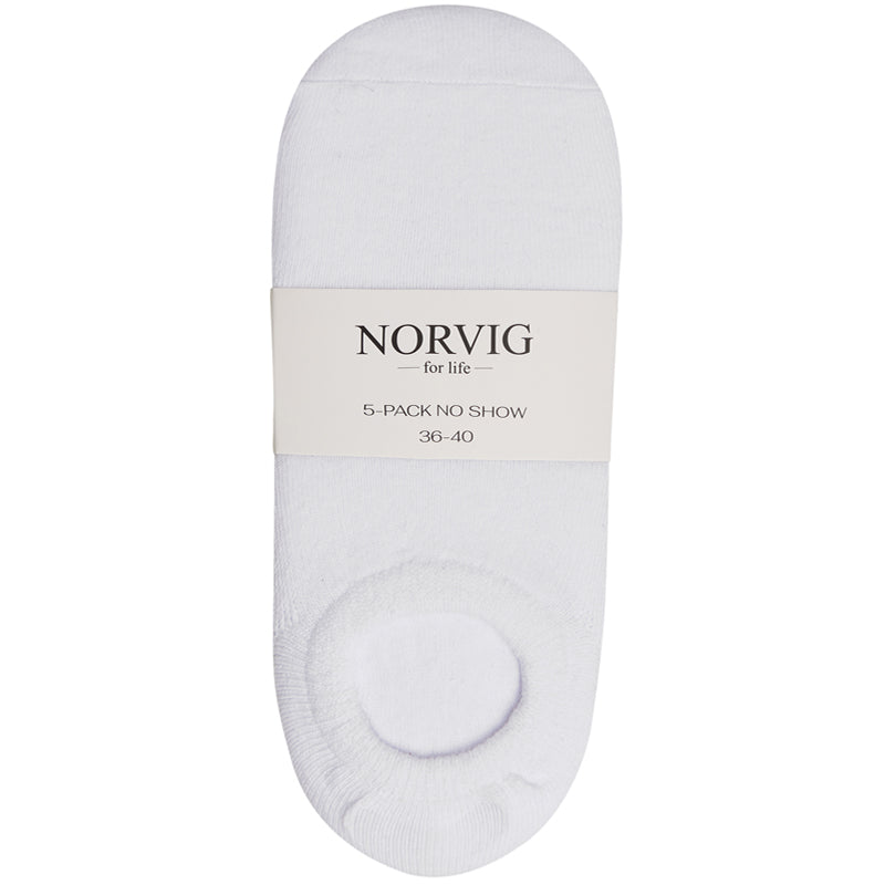 Norvig 5-Pack strømper, hvid