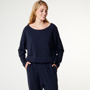 CCDK Lydia Cosy bluse, blå