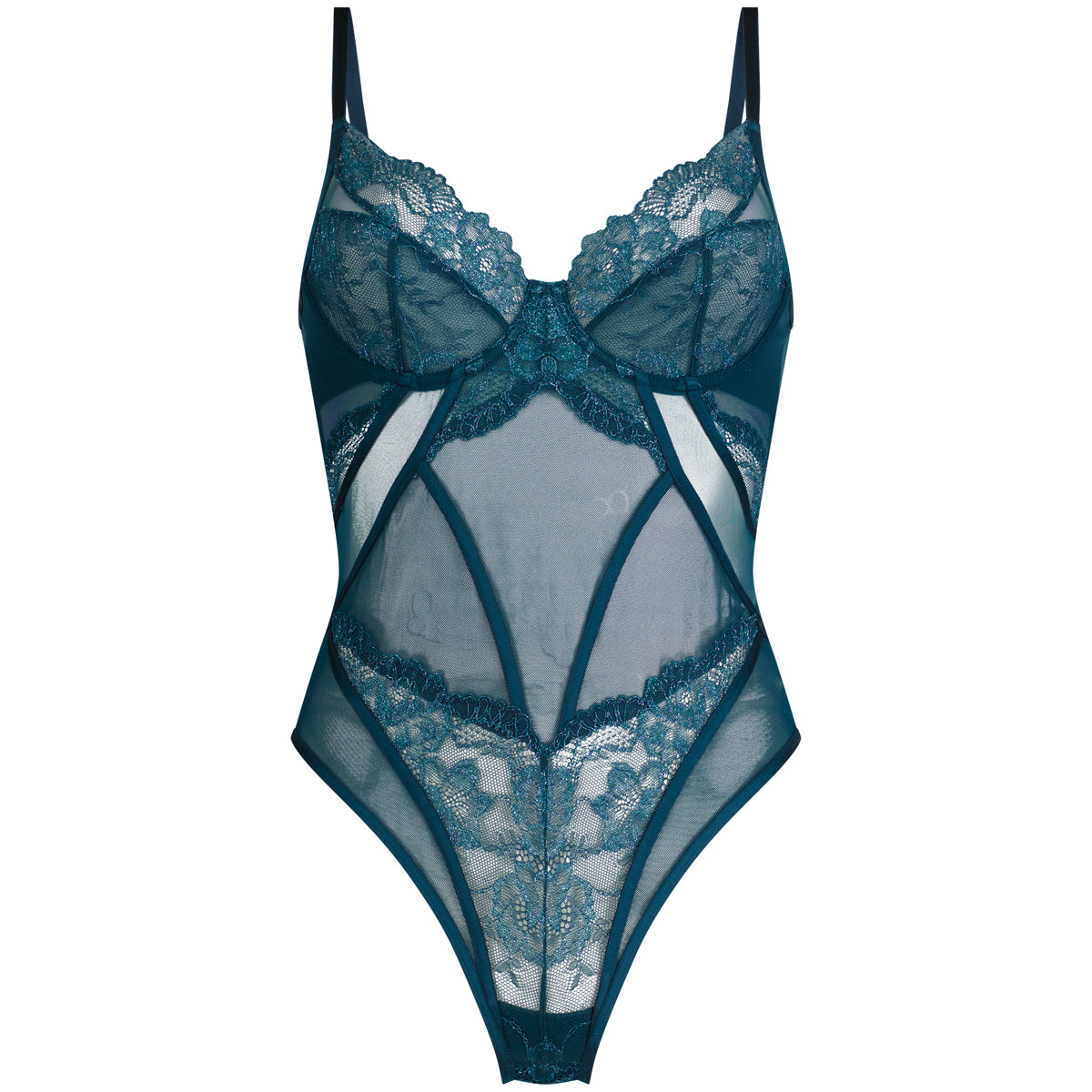 Hunkemöller Verona bodystocking, grøn