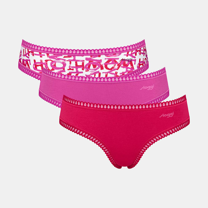 Sloggi Go Crush C3P hipster trusse, multi