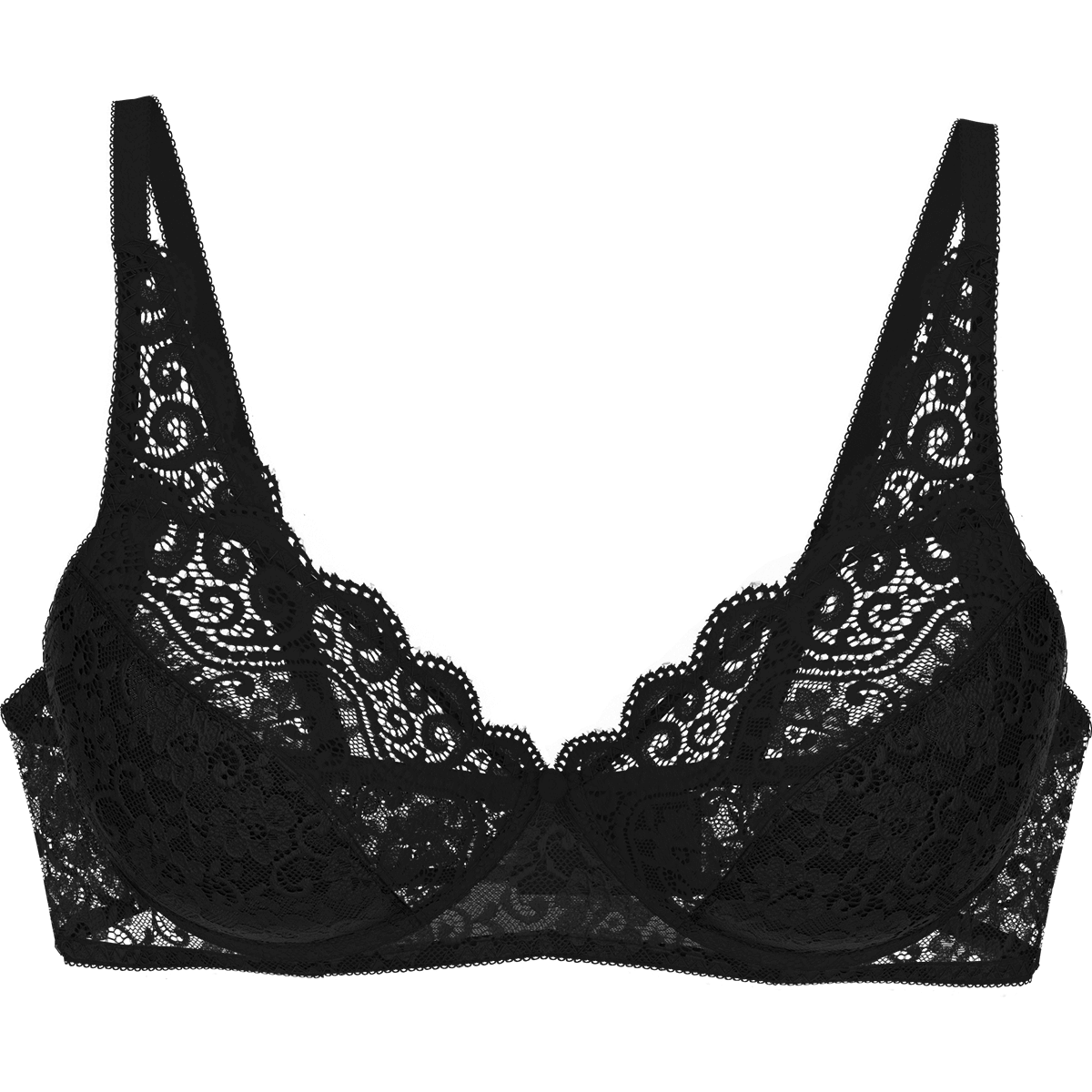 Triumph Amourette N BH uden bøjle, sort