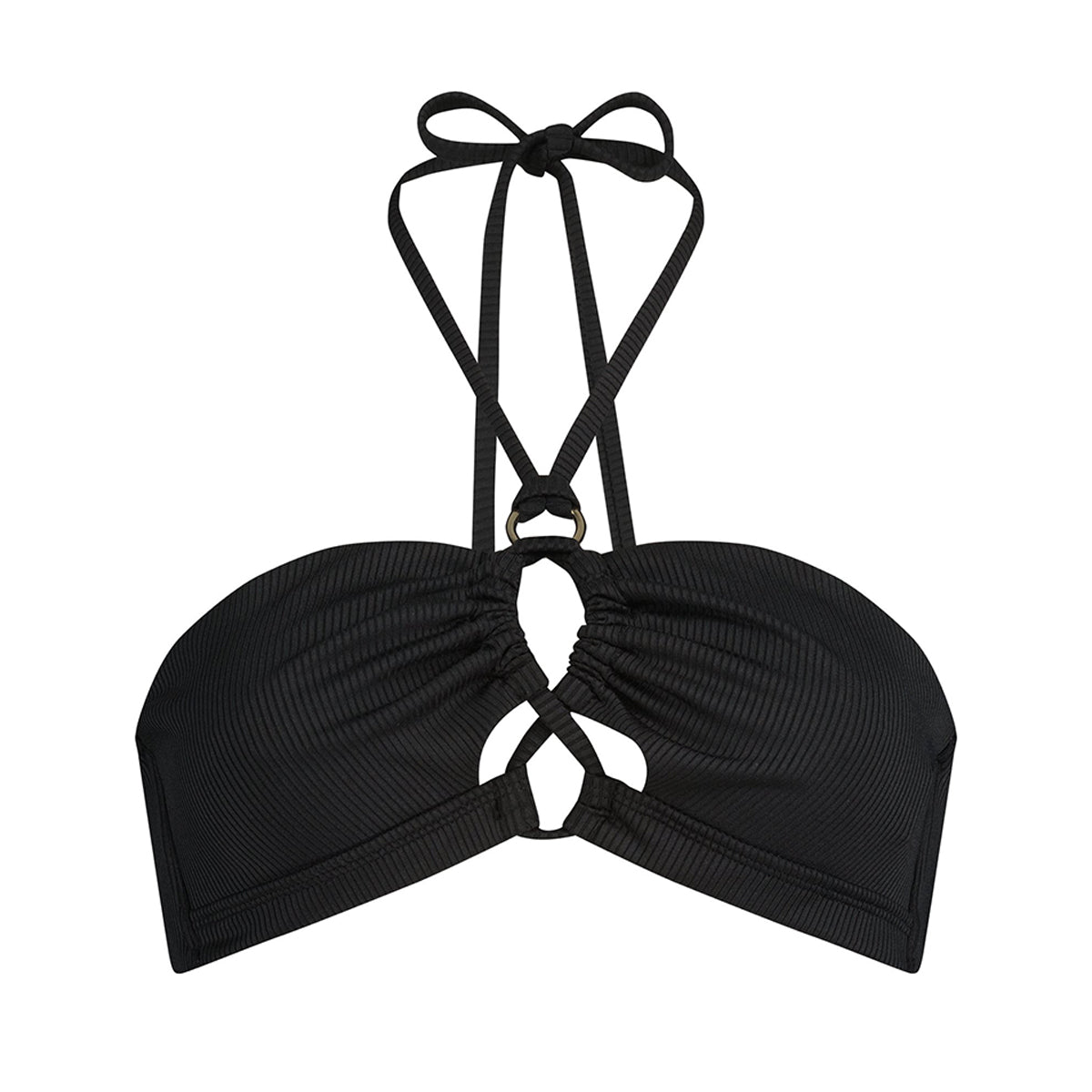 Hunkemöller Nero bikini top uden bøjle, sort