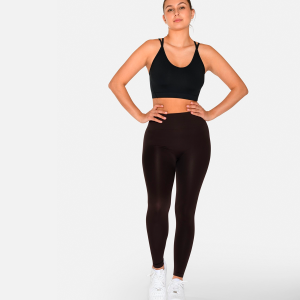 Zebdia Women Seamless leggings, brun Mode