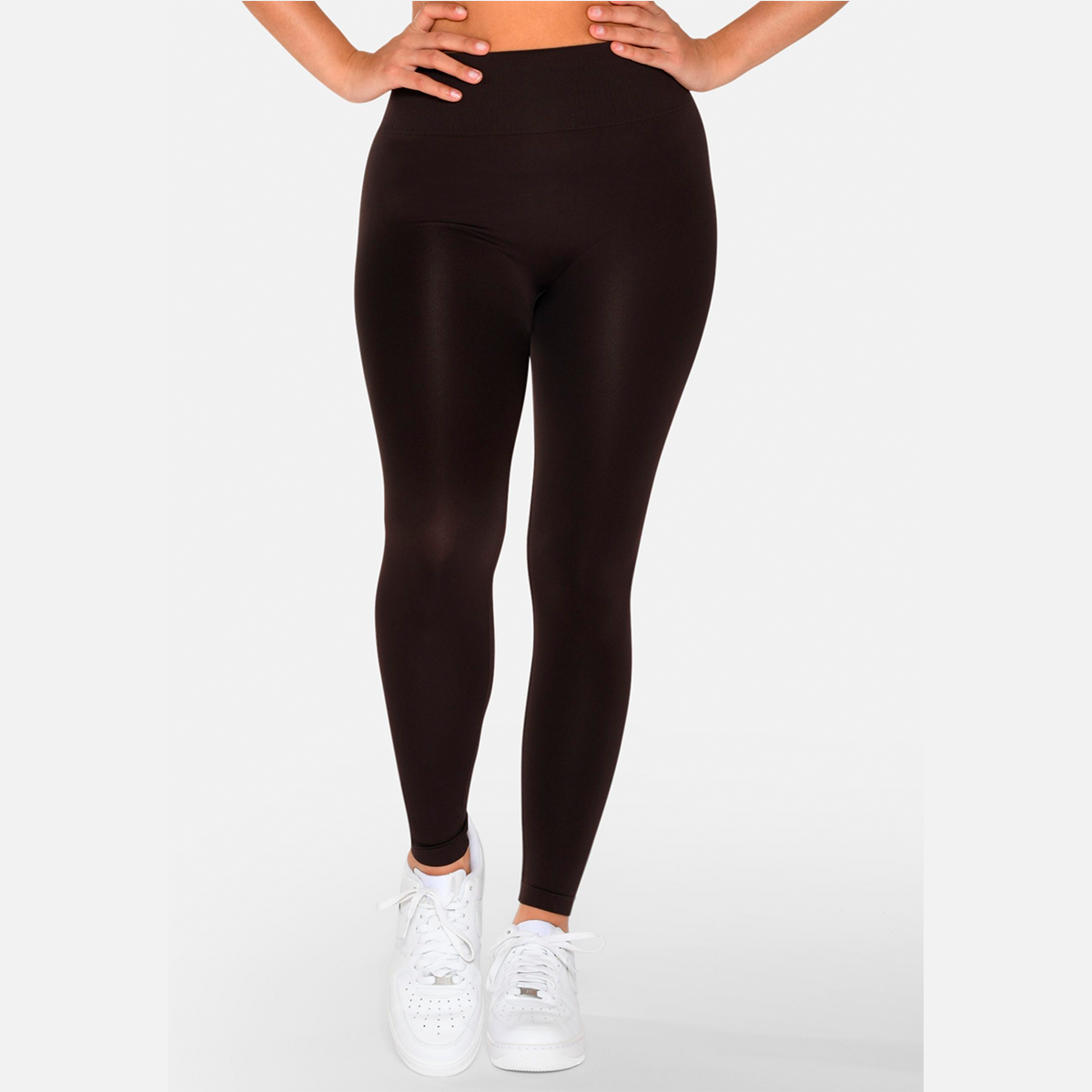 Zebdia Women Seamless leggings, brun Mode