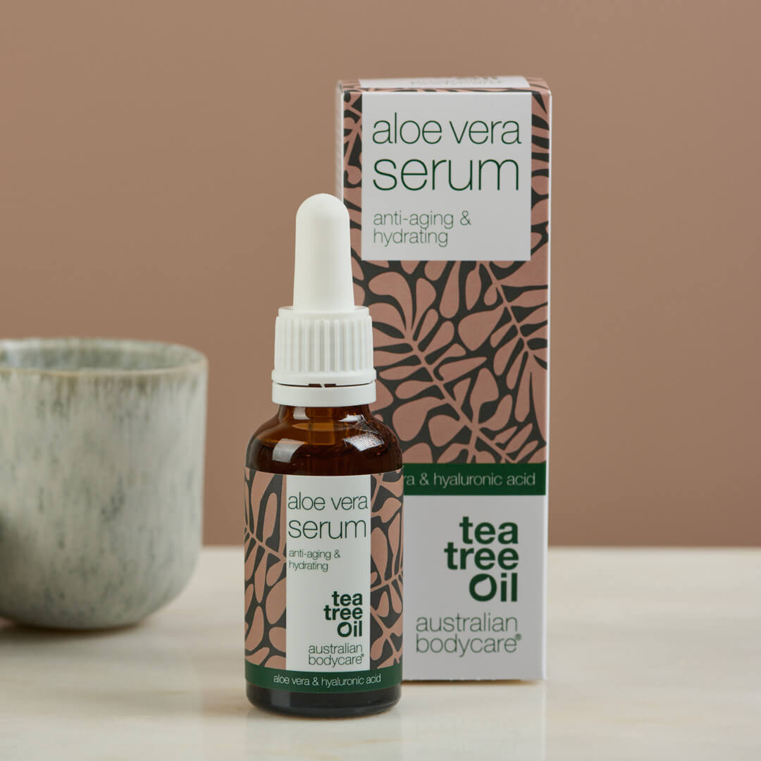 Aloe Vera Bio & C,E, F vitamin Anti age Serum — Serum med Aloe Vera, Tea Tree Oil og Hyaluronsyre mod rynker Mode