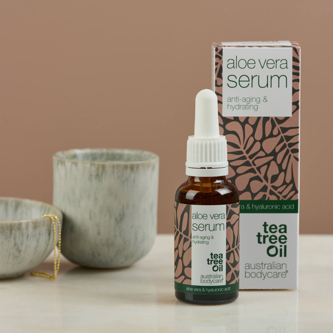 Aloe Vera Bio & C,E, F vitamin Anti age Serum — Serum med Aloe Vera, Tea Tree Oil og Hyaluronsyre mod rynker Mode