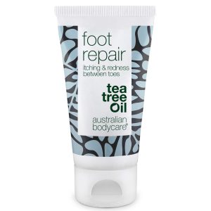 Fodgel med Tea Tree Oil — Lindrende gel mod kløe, svie og rødme mellem tæerne.