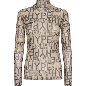 Hype The Detail Mesh bluse, brun