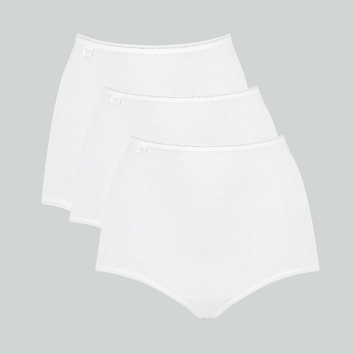 Sloggi 24/7 Cotton H 3 Pack maxi trusse, hvid