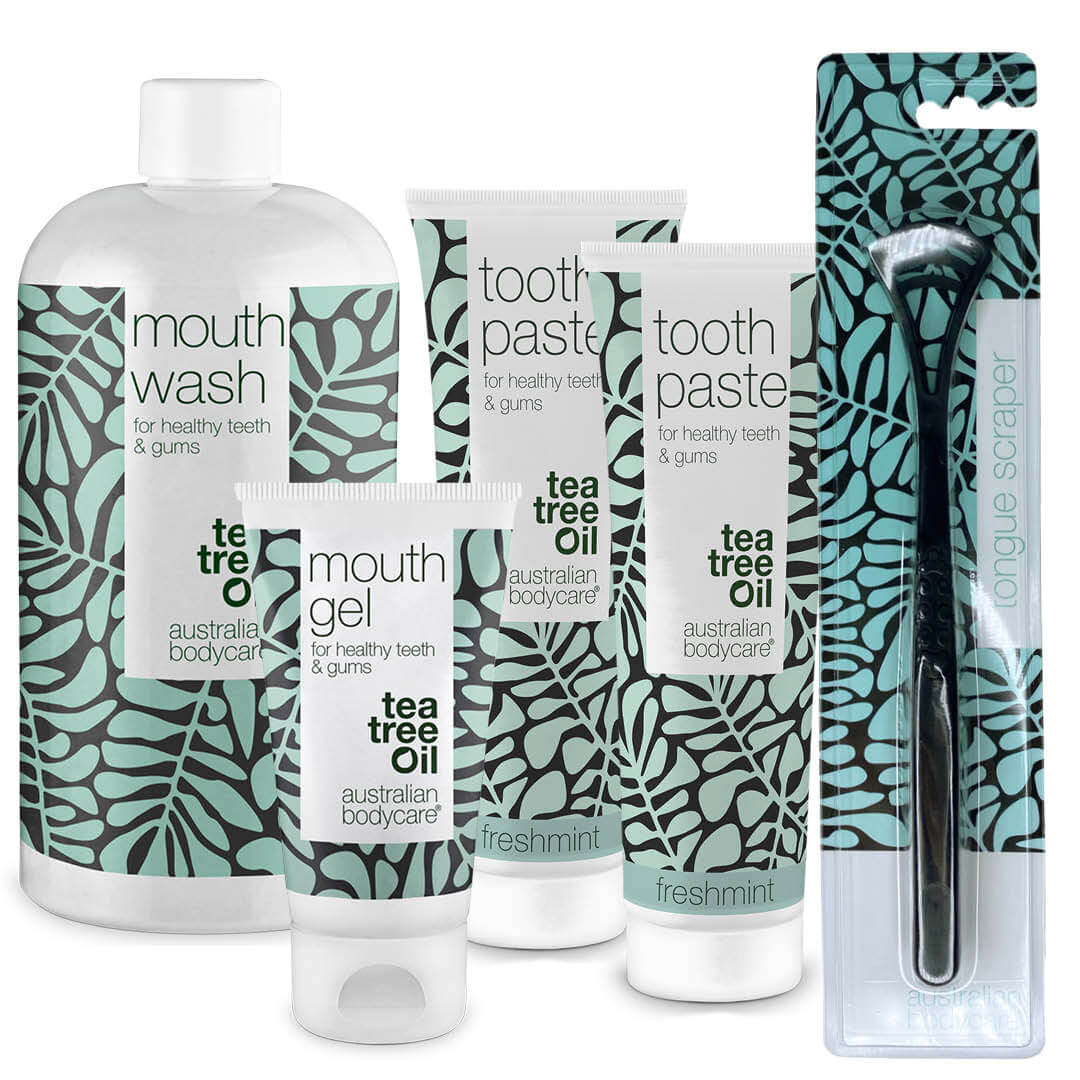 Start kit - 5 mundprodukter — Startpakke til god mundhygiejne og pleje ved paradentose og dårlig ånde