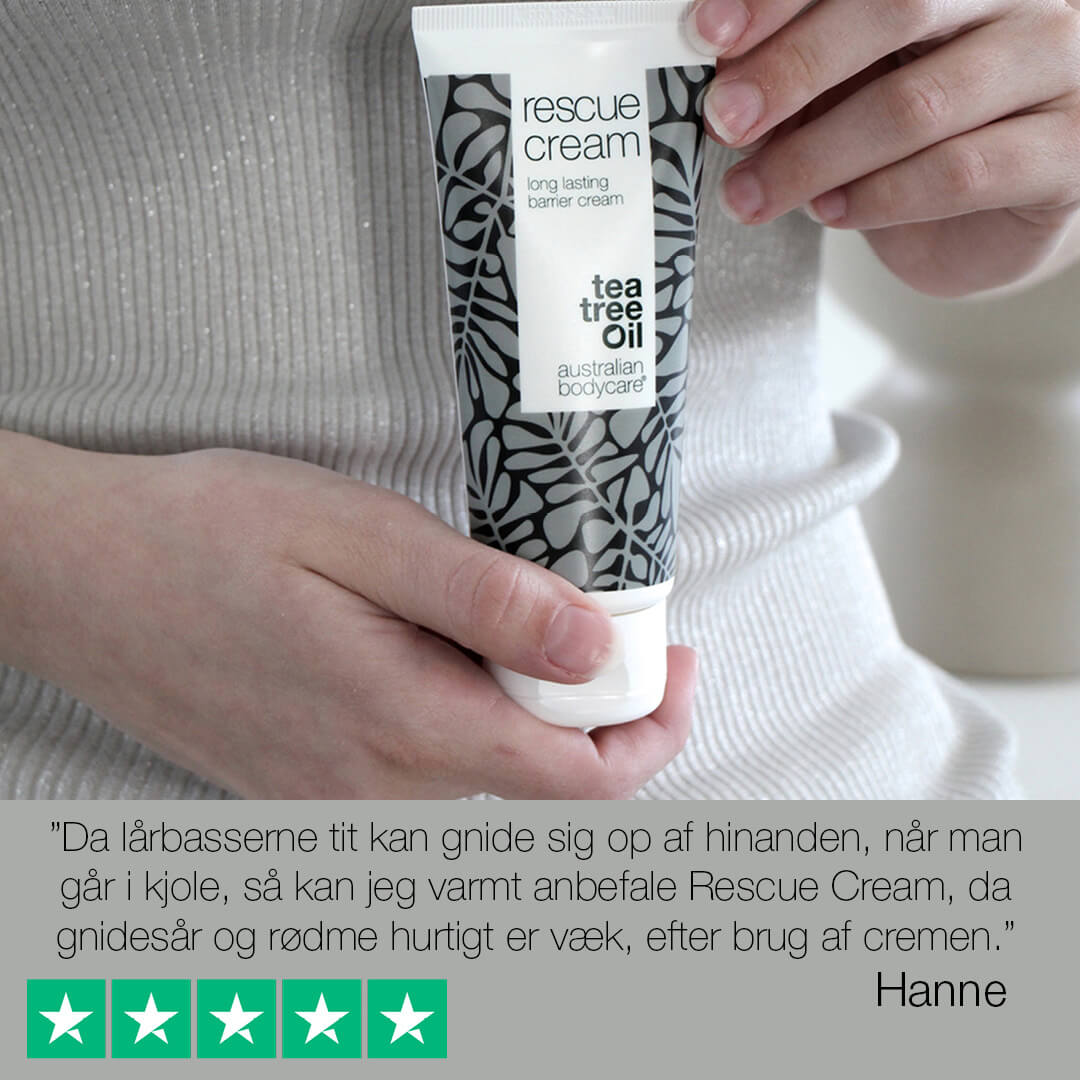 Barrierecreme — Barrierecreme ved irriteret og rød hud på kroppen