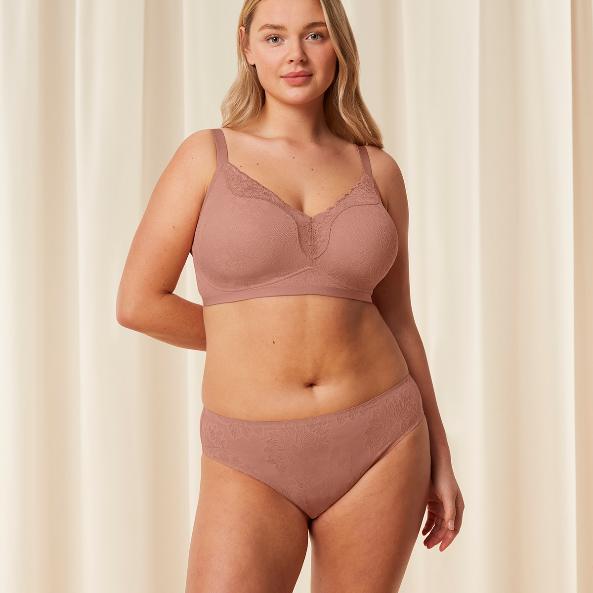 Triumph Fit Smart P01 BH uden bøjle, beige