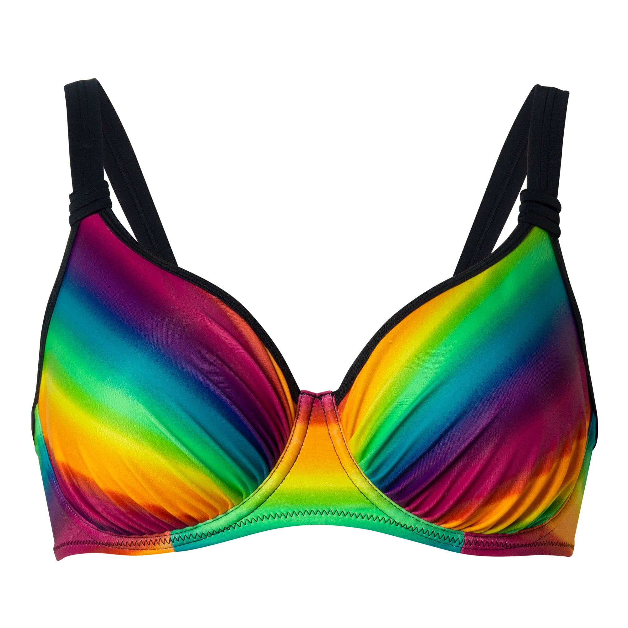 Wiki Full Cup bikini top, multi