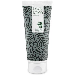 Body Lotion til tør hud og mod bumser — Fugtgivende creme til tør og uren hud på kroppen