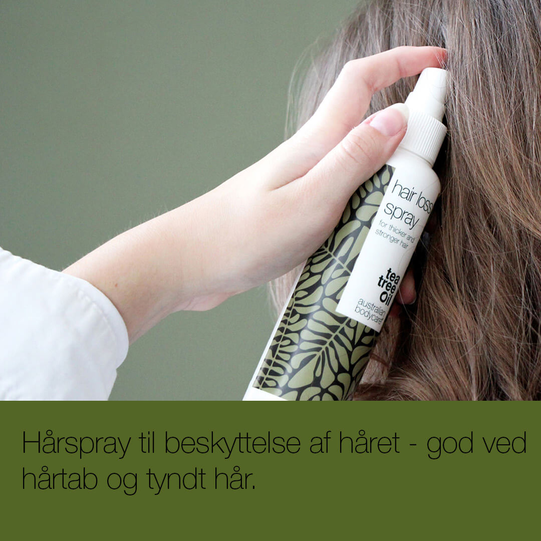 Hårspray til beskyttelse af fint hår — Spray til pleje ved hårtab, tyndt hår og høje tindinger