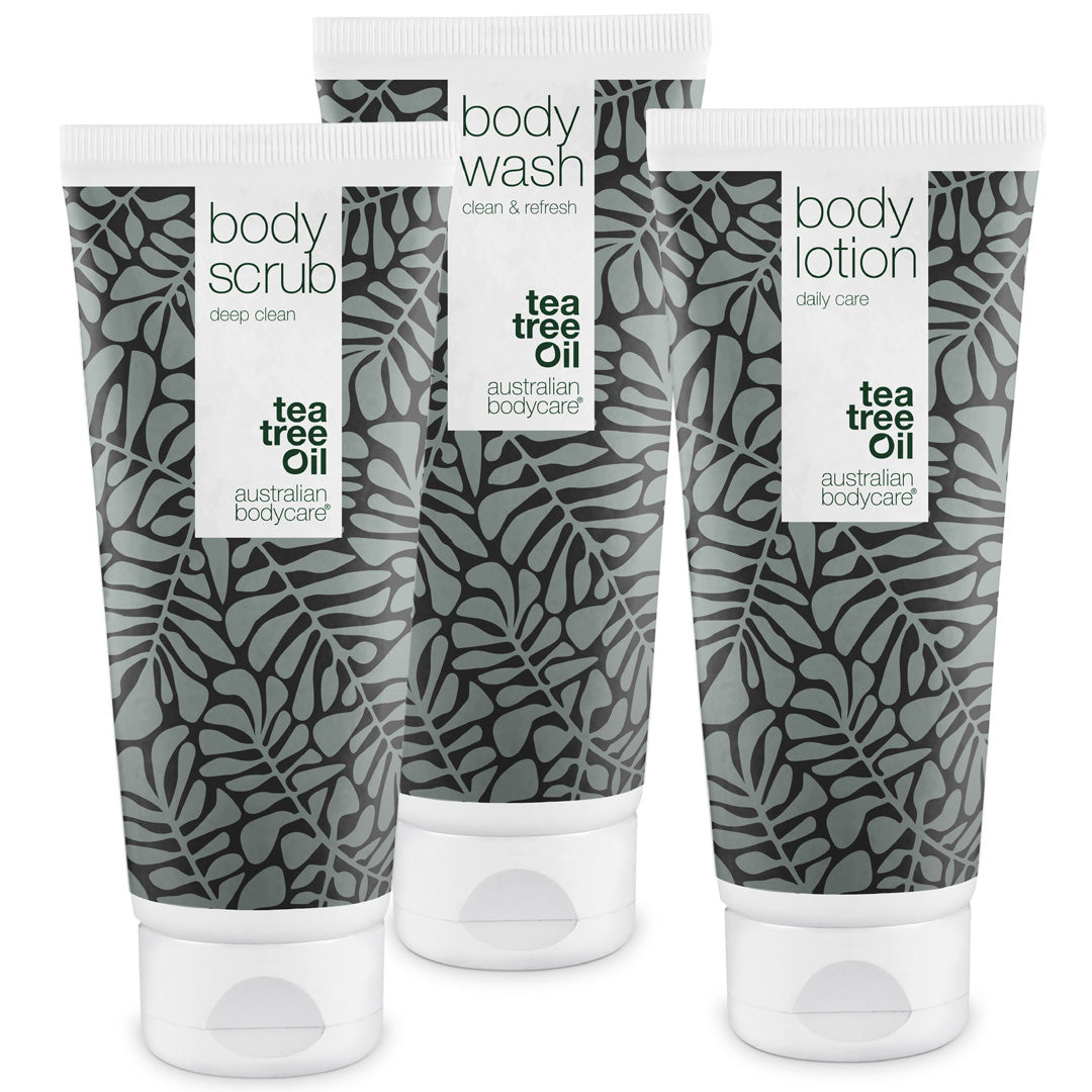 Bumser, uren hud på ryggen eller ballerne — 3 produkter med naturlig Tea Tree Oil