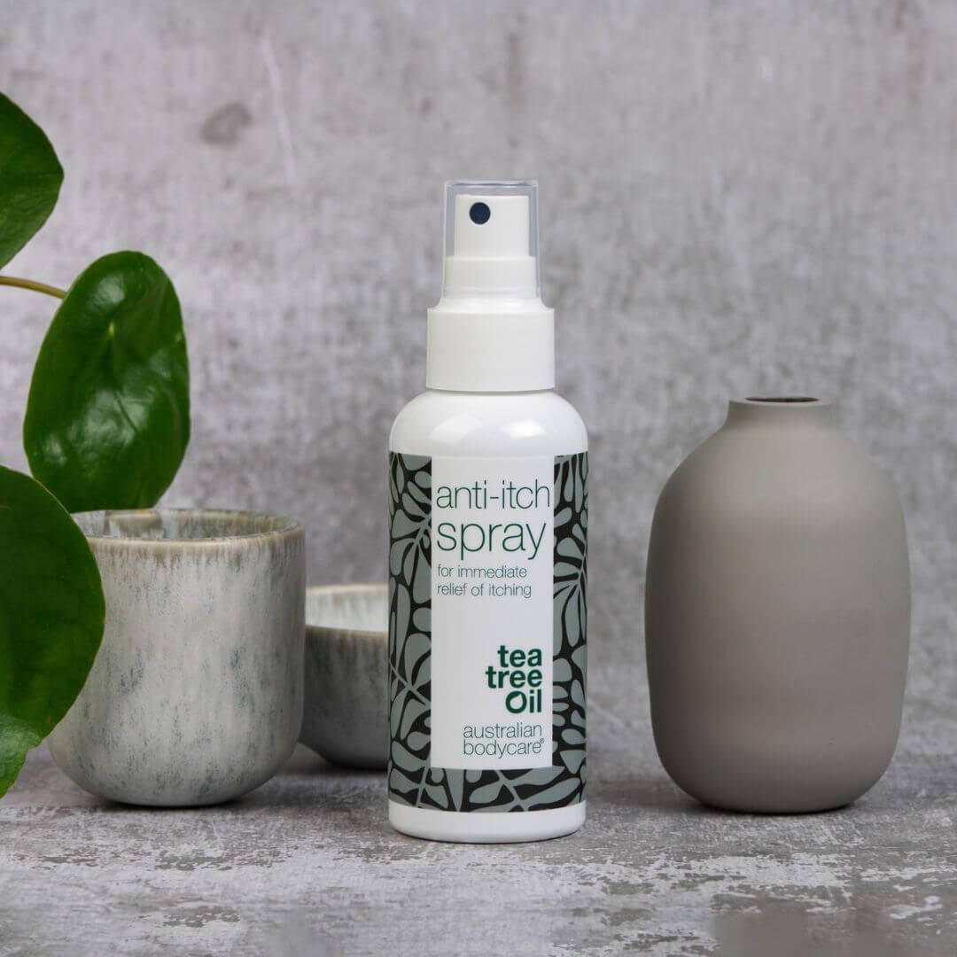 Spray til pleje ved kløende og irriteret hud på kroppen, ryggen & benene — Beroligende og lindrende til irriteret hud Rabat