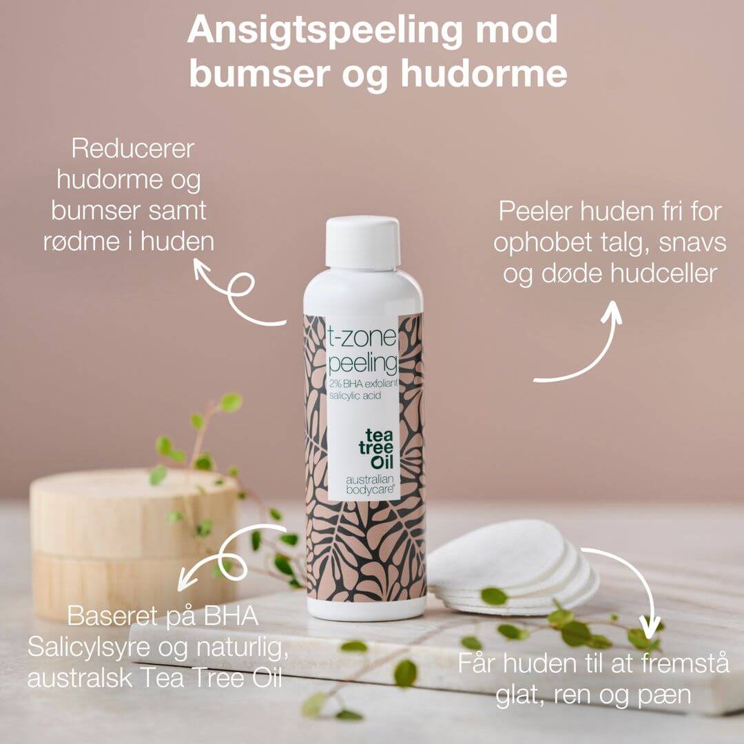 t-zone-peeling-2-bha-mod-hudorme-bumser-fedtet-hud-t-zone-peeling-med-2-bha-salicylsyre-reducerer-bumser-hudorme-og-overskydende-olie-faa-en-renere-hud-med-faerre-urenheder_2.jpg T-zone Peeling 2% BHA – Mod hudorme, bumser & fedtet hud — T-zone Peeling med 2% BHA salicylsyre reducerer bumser, hudorme og overskydende olie. Få en renere hud med færre urenheder.