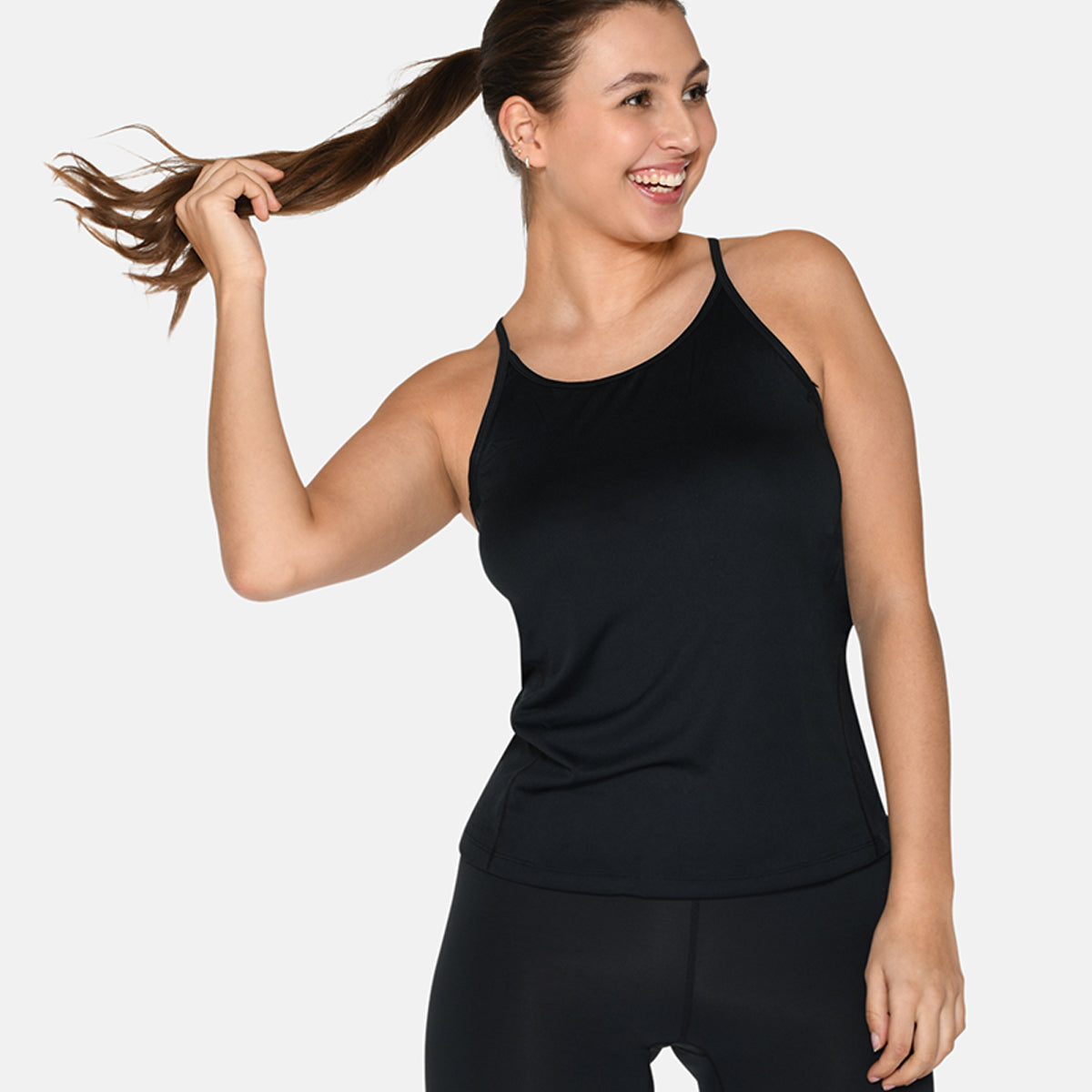 Zebdia Sports Strap top, sort