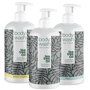 3 for 2 Body Wash 500ml - pakketilbud — Pakketilbud med 3 body wash (500 ml): Tea Tree Oil, Lemon Myrtle & Mint