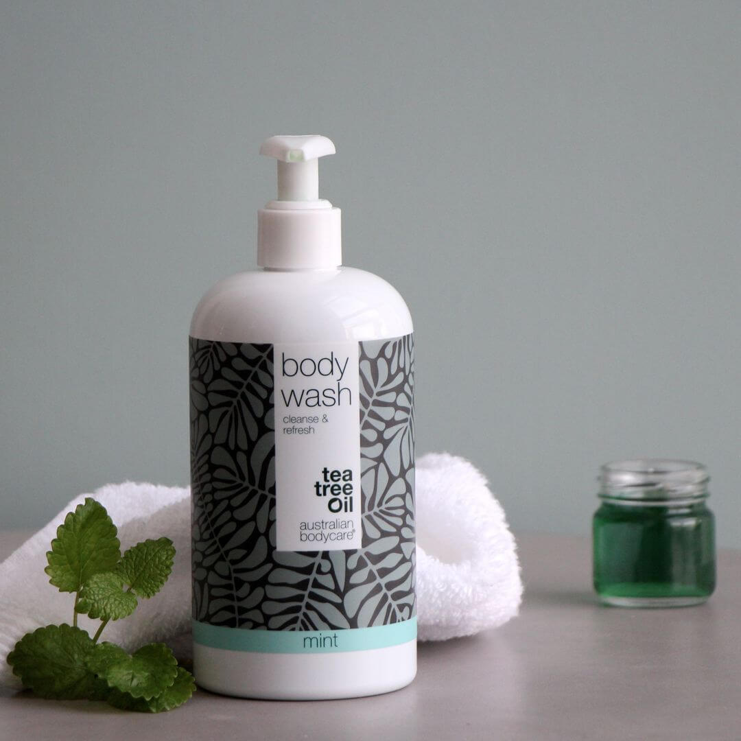 4 for 3 Tea Tree Body Wash 500 ml Mint - pakketilbud — Pakketilbud med 4 Body Wash (500 ml): Tea Tree Oil Mint Online nu