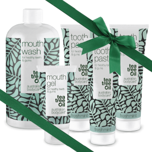 Gave til morfar — Mundpleje 5 produkter med Tea Tree Oil
