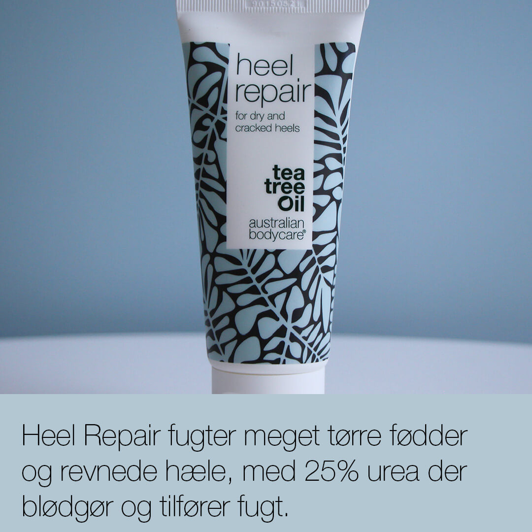 Hælcreme med 25% Urea — Hælcreme til hælrevner og sprukne hæle samt hård hud på hælen