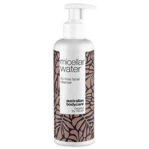 Micellar Water – Effektiv rens til uren og fedtet hud — Micellar Water fjerner makeup, snavs og overskydende olie. Perfekt til uren hud og daglig ansigtsrens.