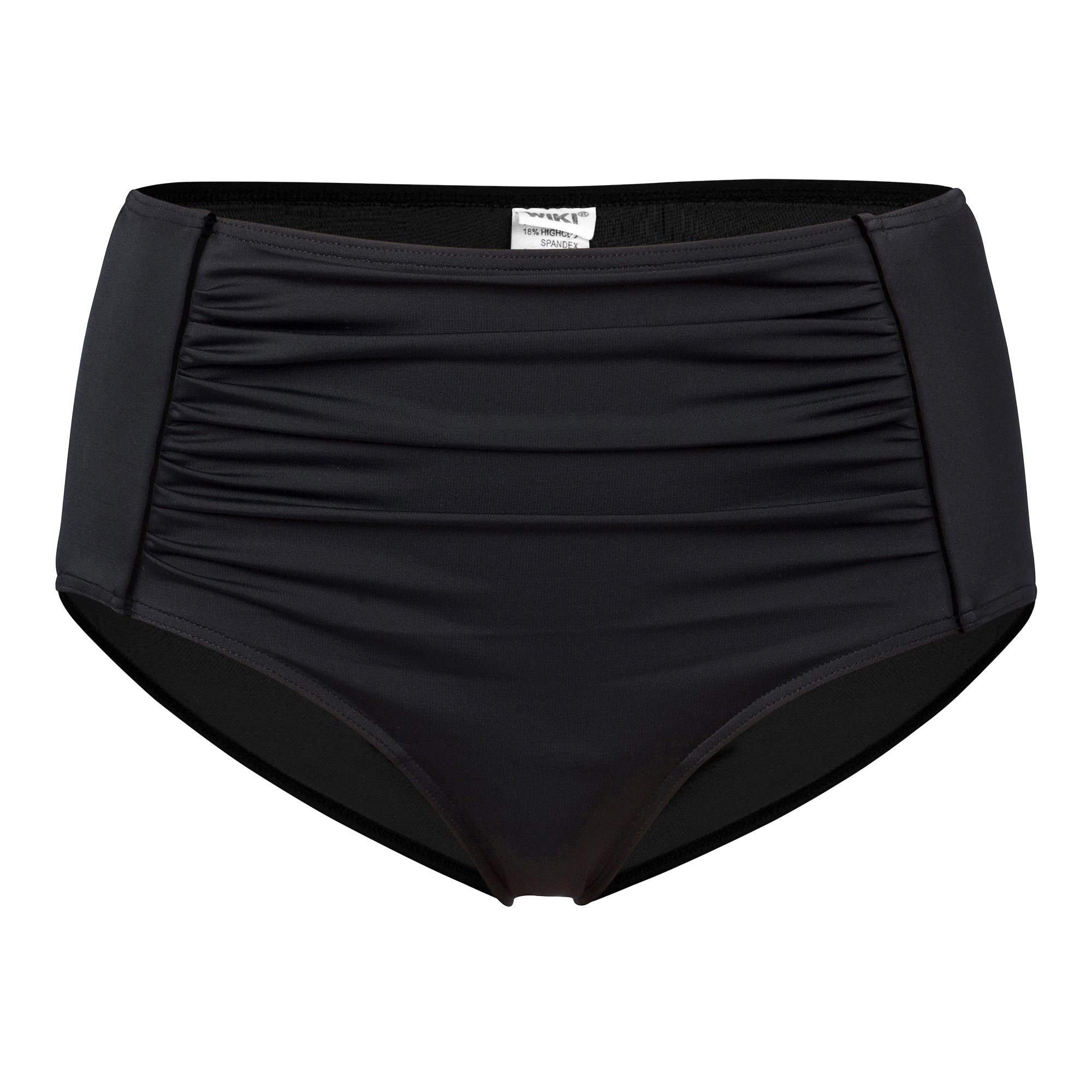 Wiki Swim Shape midi bikinitrusse, sort