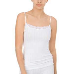 Calida Spaghetti top, hvid Online
