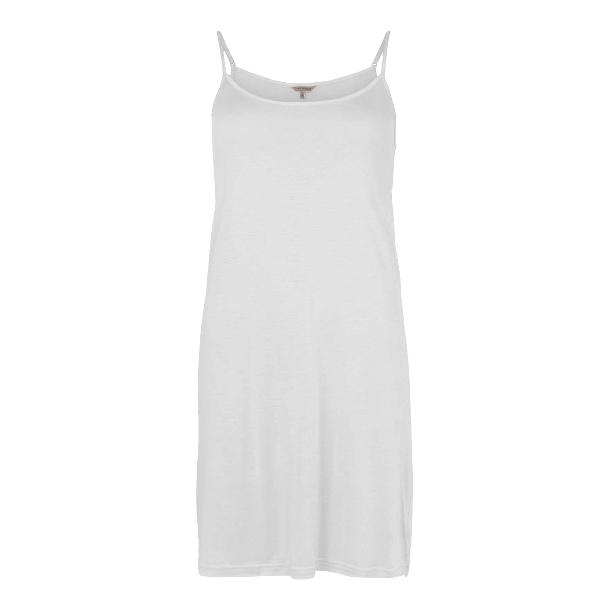Lady Avenue Silk Jersey underkjole, hvid Hot på udsalg