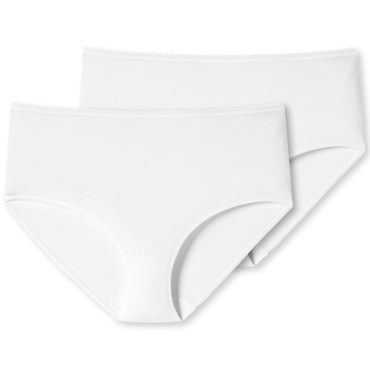 Schiesser 2-Pack midi trusse, hvid