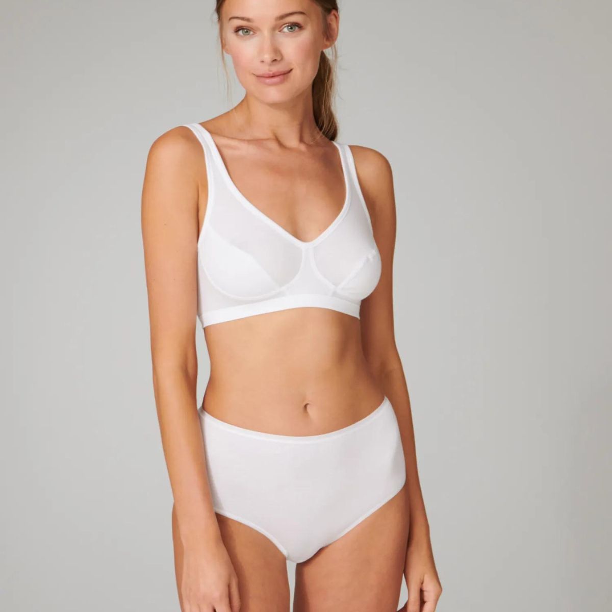 Schiesser 2-Pack midi trusse, hvid