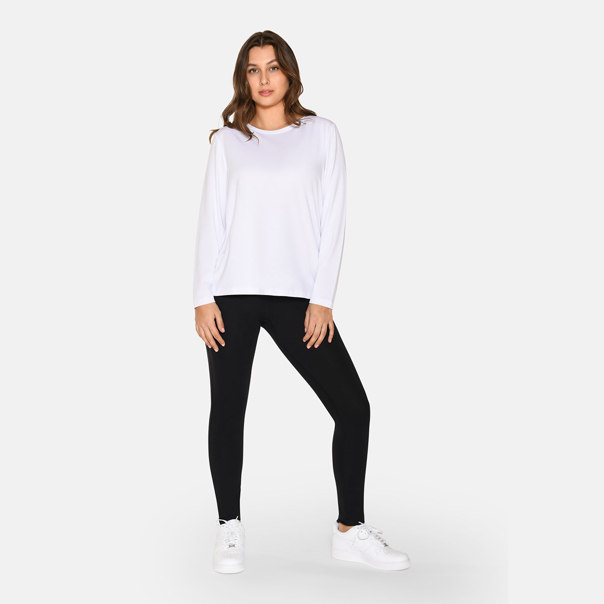 Urban Quest Bamboo Loose Fit bluse, hvid