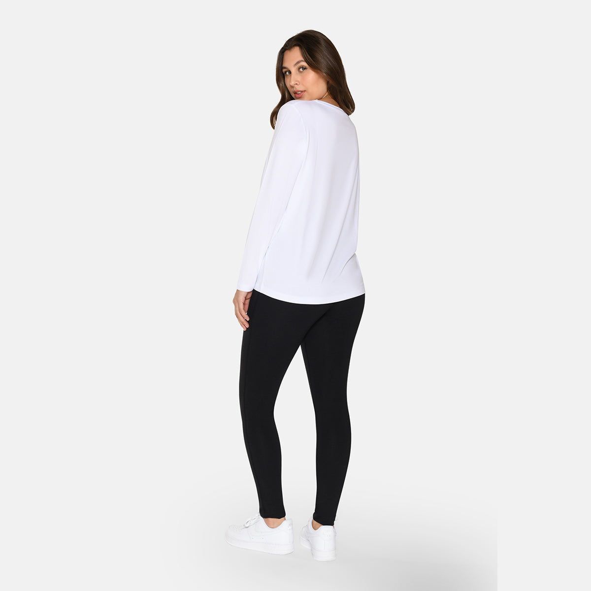 Urban Quest Bamboo Loose Fit bluse, hvid