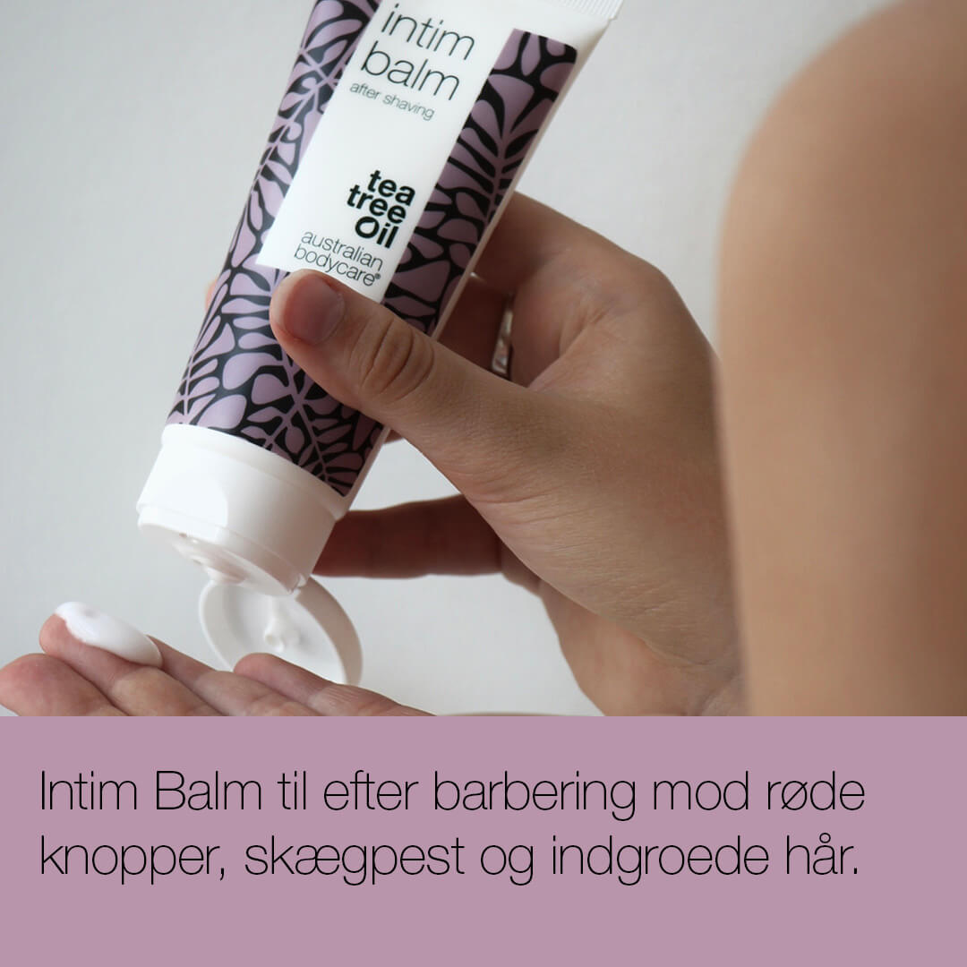 Intim Balm aftershave mod barberknopper — Aftershave mod røde knopper og indgroede hår efter intimbarbering
