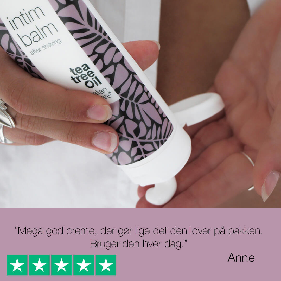 Intim Balm aftershave mod barberknopper — Aftershave mod røde knopper og indgroede hår efter intimbarbering