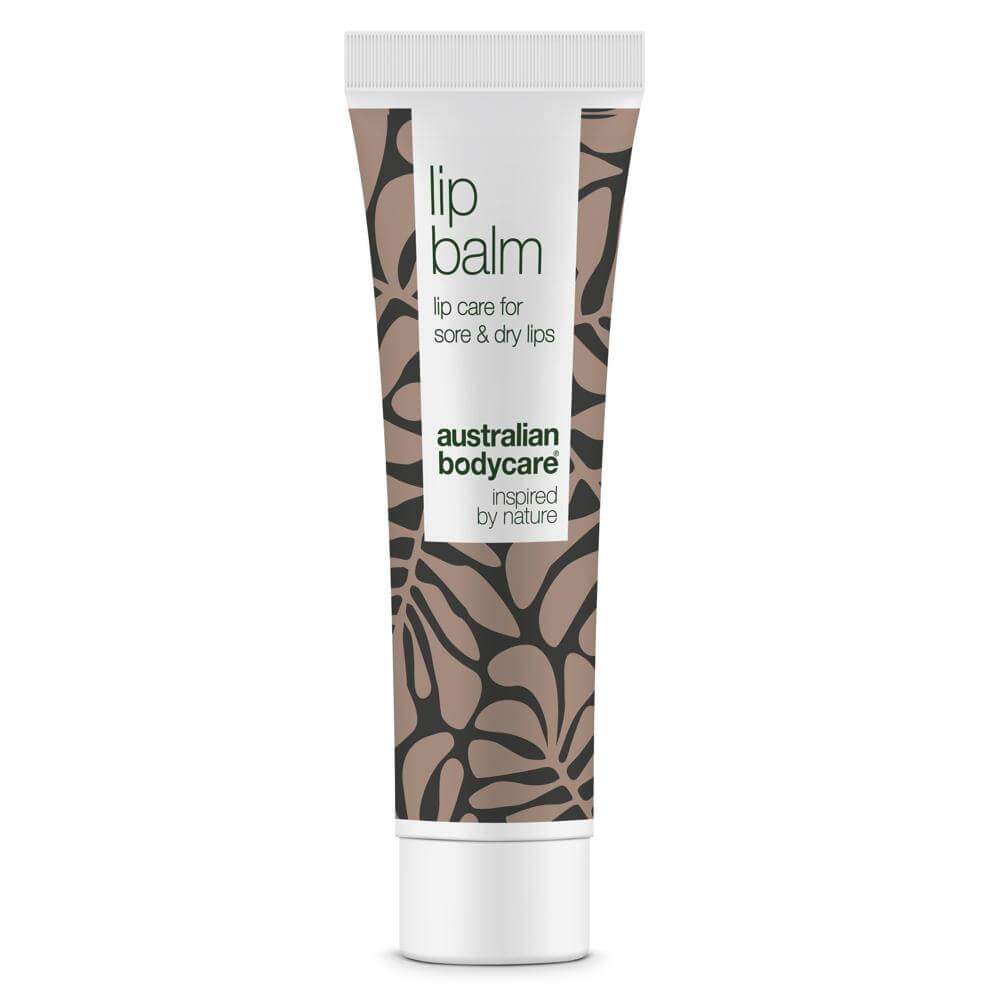 Læbepomade til pleje af tørre læber — Lip balm med Tea Tree Oil til tørre læber og pleje ved forkølelsessår