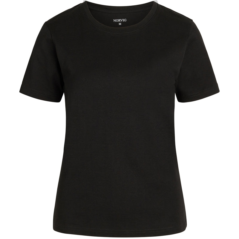 Norvig Ladies O-Neck t-shirt, sort