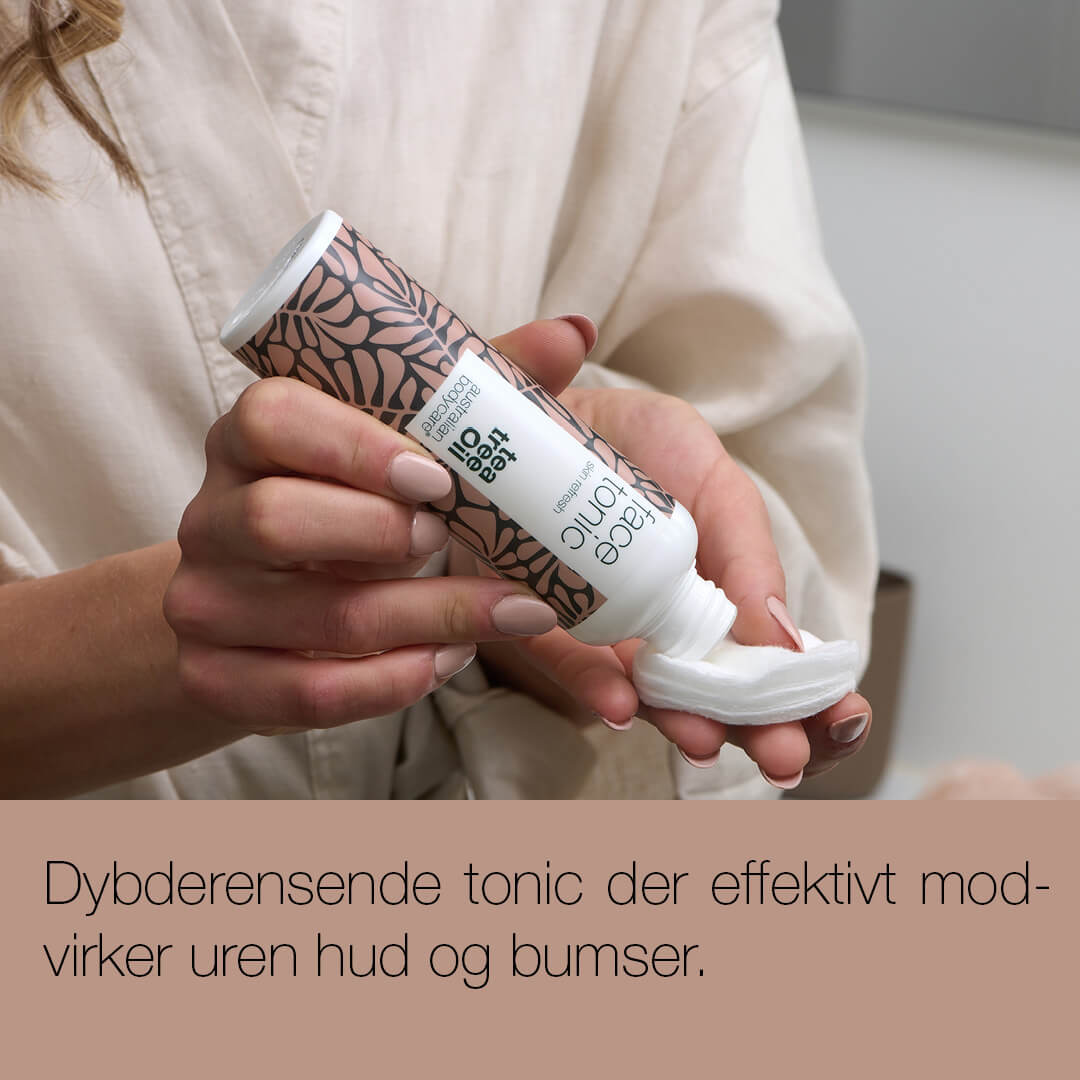 Skin tonic til daglig dybderens — Dybderensende tonic med Tea Tree Oil mod bumser og hudorme