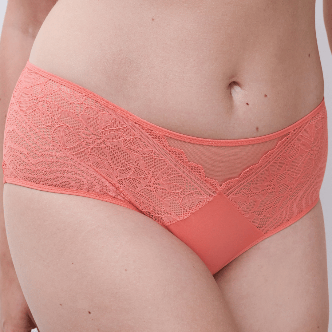 Chantelle EasyFeel Floral Touch hipster trusse, orange