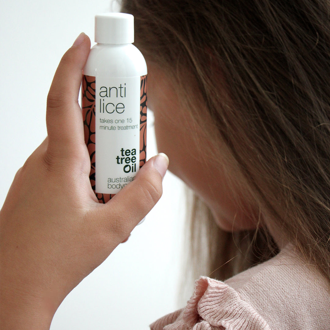 Lusekur med Tea Tree Oil uden insektgift — Lusebehandling mod hovedlus og æg virker på 15 min. Online nu