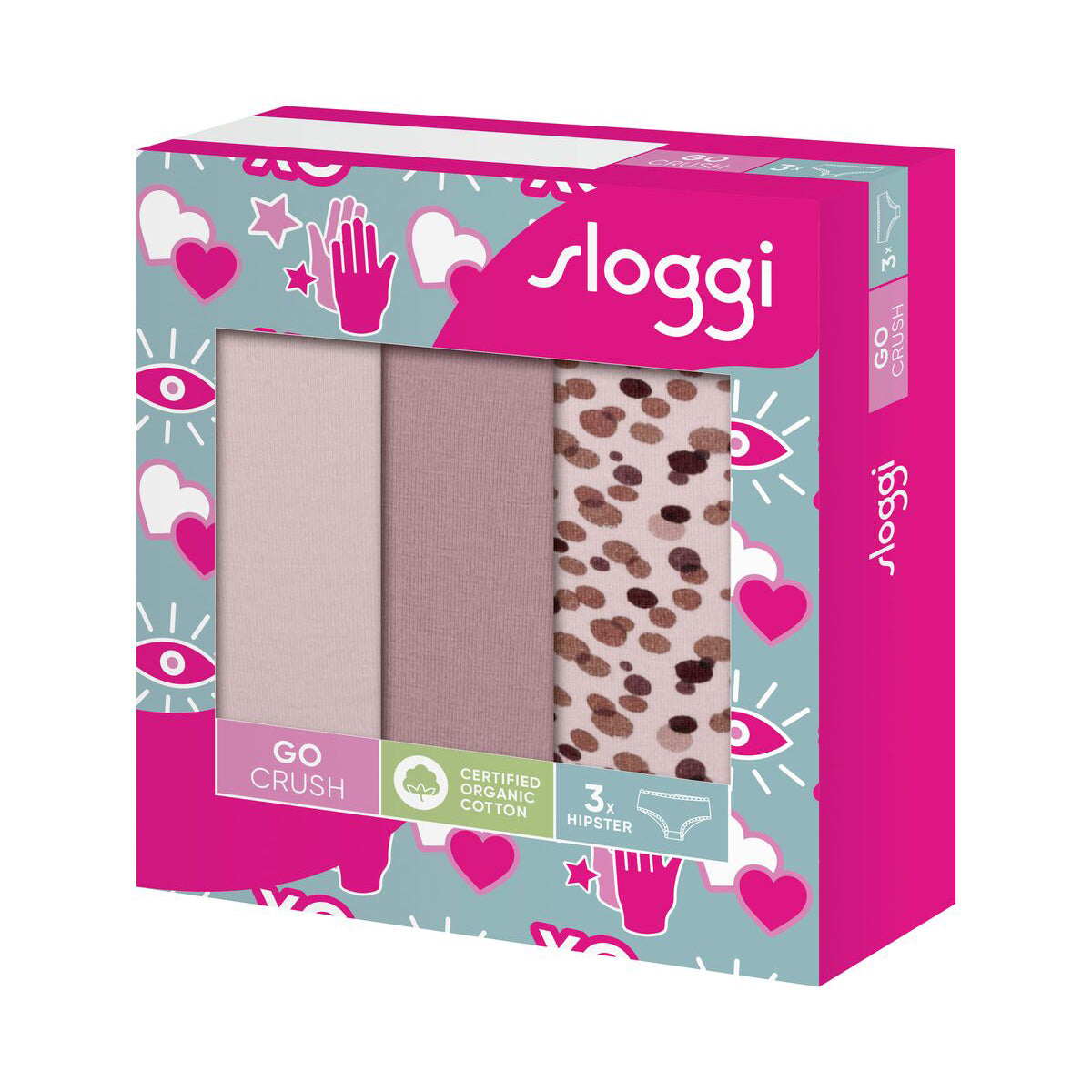 Sloggi GO Crush C3P hipster trusse, multi